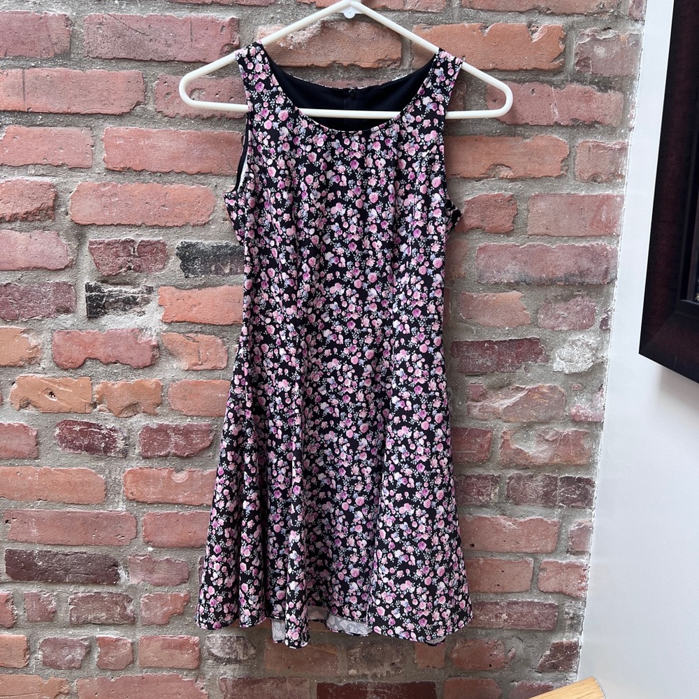 H&M Black and Pink Sleeveless Sundress